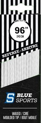 Lacets Arbitre Cirés 96"-Blanc-1