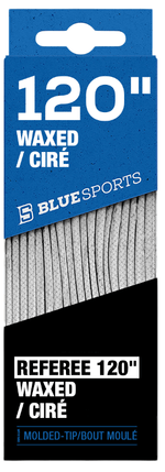 Lacets Arbitre Cirés 120"-Blanc-1