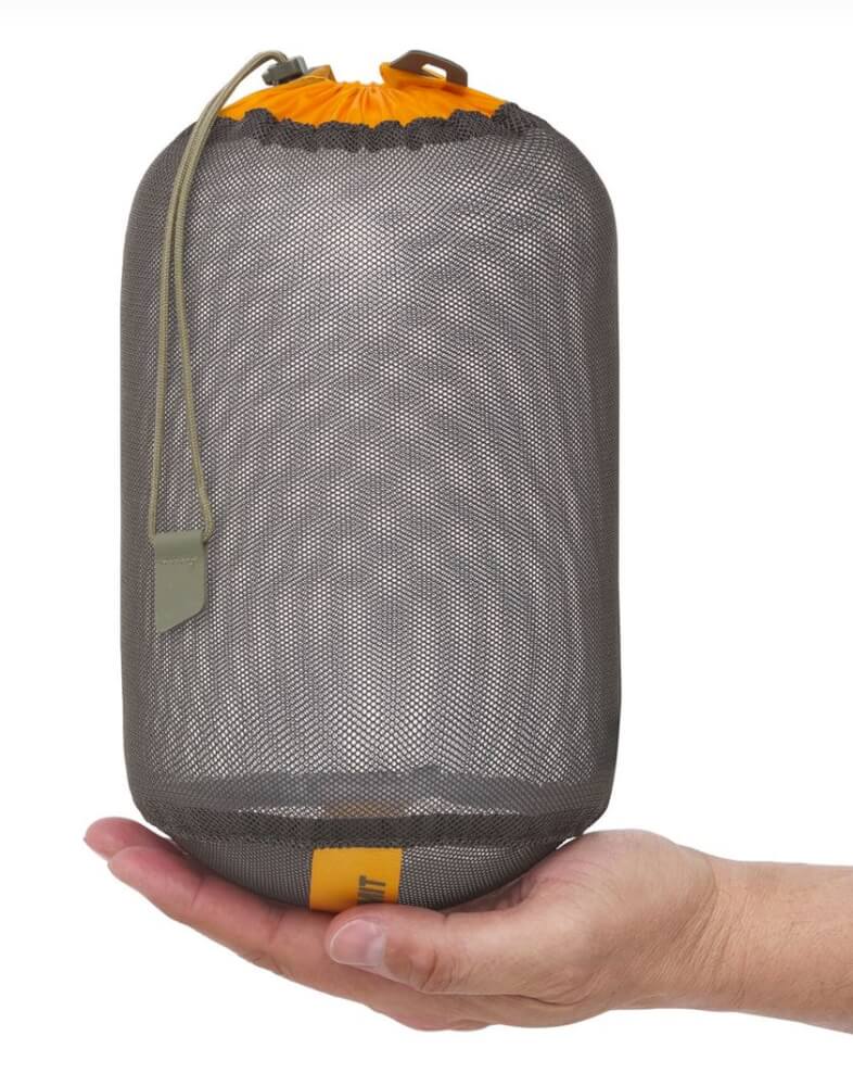 Mesh Stuff Sack 3L XS-51-Zinnia Yellow-1