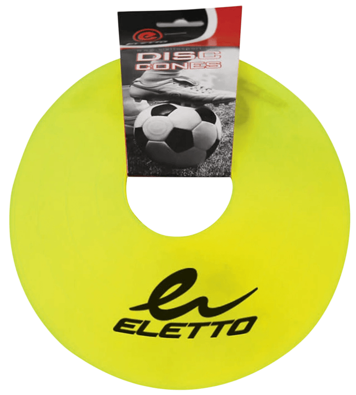 Soccer Cones EN Forme de Disque (10)-Jaune Neon-1