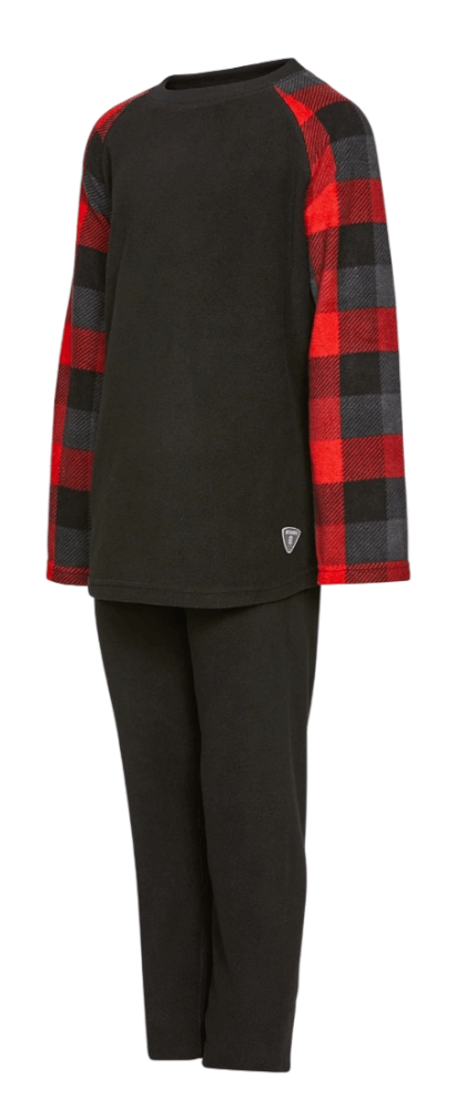 B3 Cozy Fleece SET-2688-3tones Plaid-1