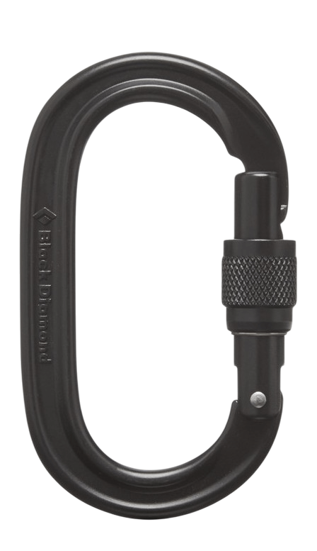 Oval Keylock Screwgate Carabiner-1