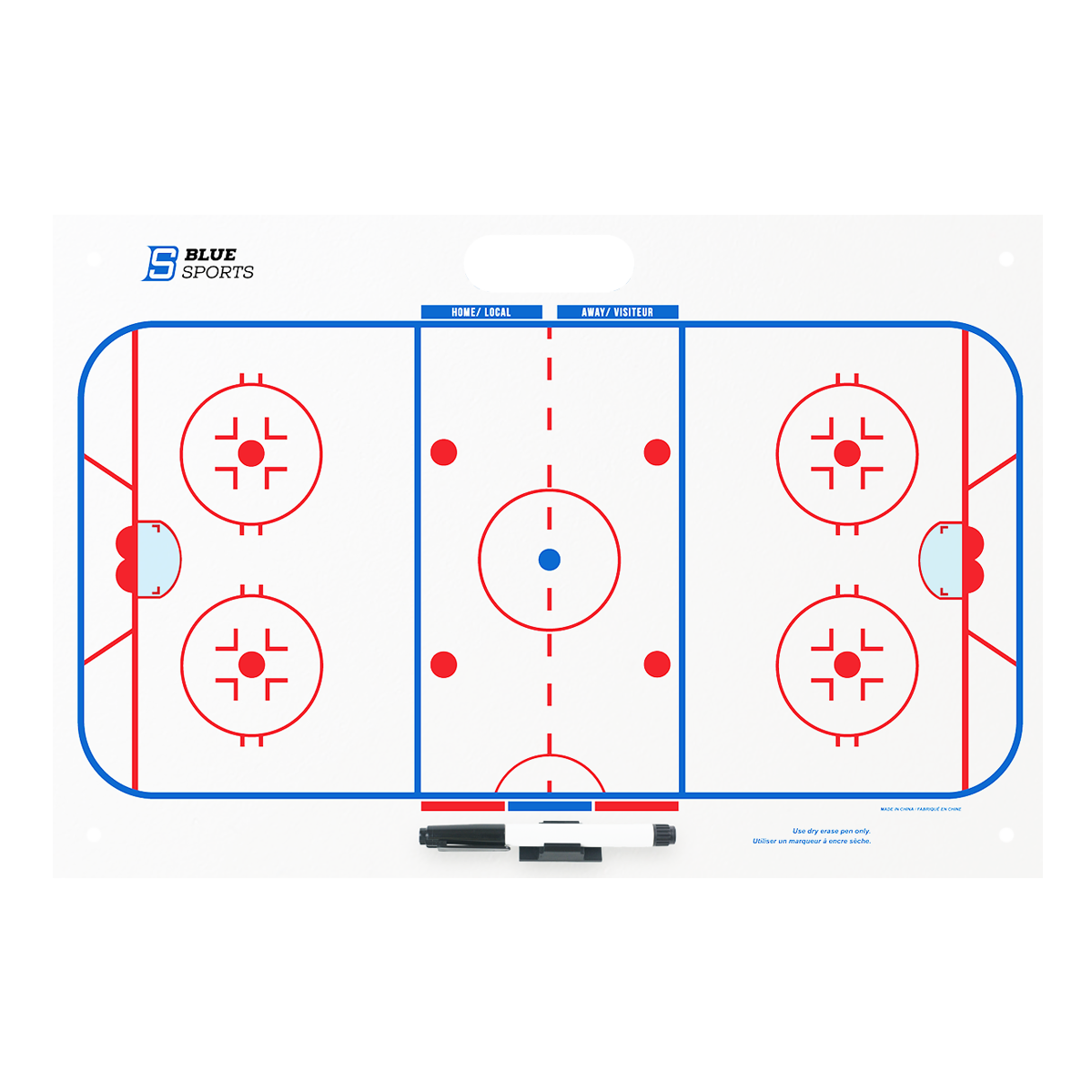 Tableau Hockey Avec Ventouses 16''x24''-1