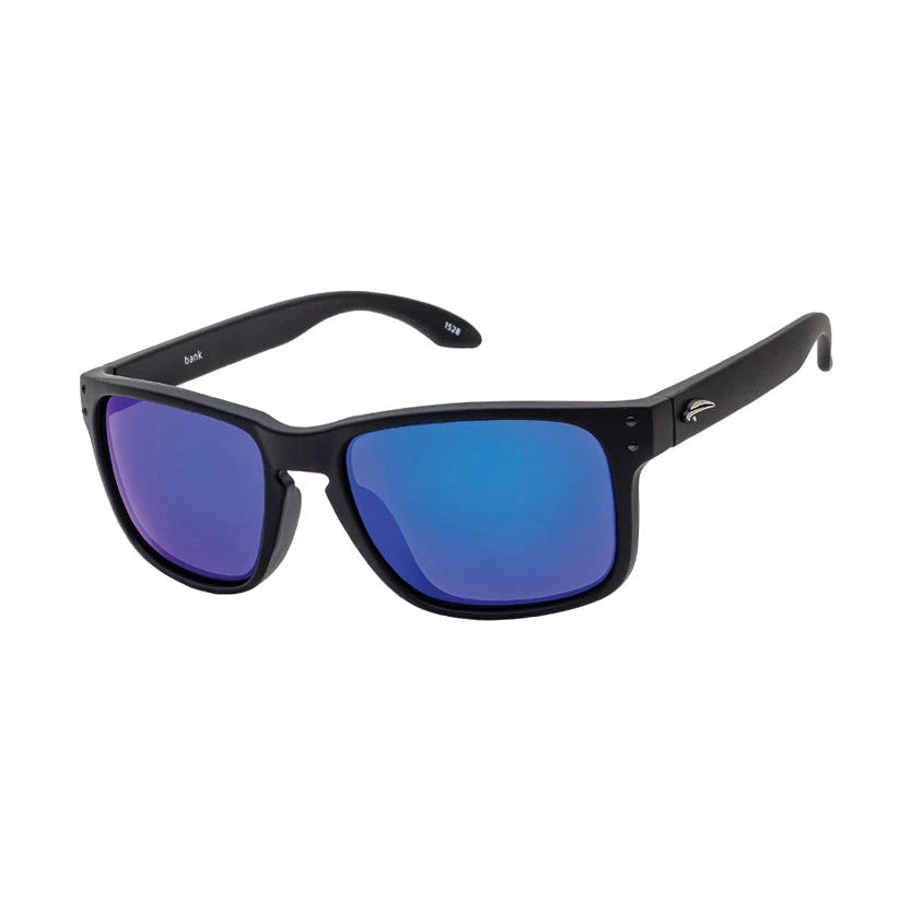 Bank-Matte Black/Blue Revo-1