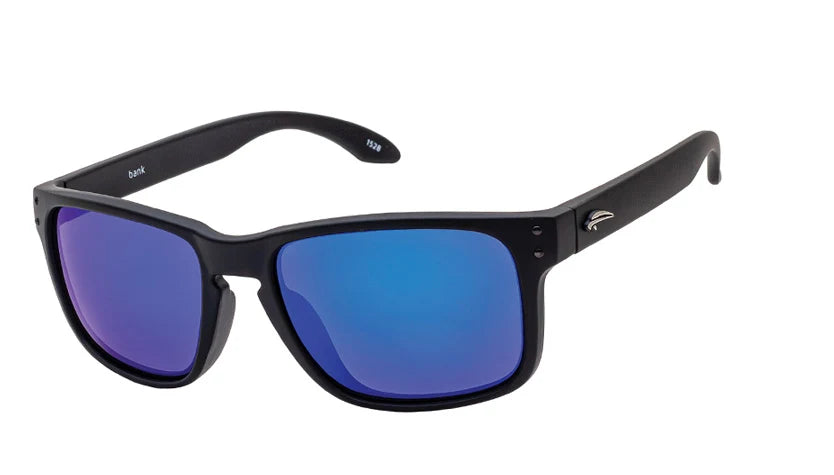 Bank-Matte Black/Blue Revo-1