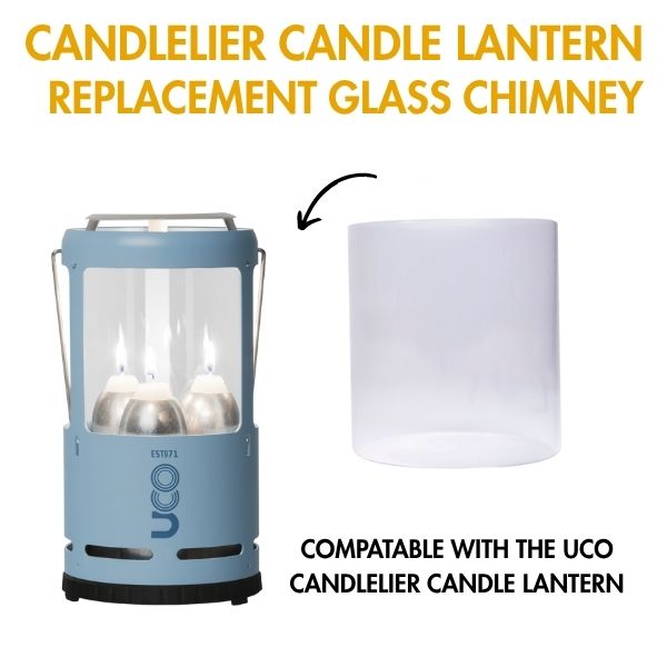 Replacement Glass Chimney - Candlelier Lantern-3