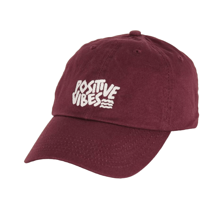 Positive Vibes-Burgundy-1