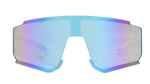 Lunette Soleil Shield Blanc-Bleu-2