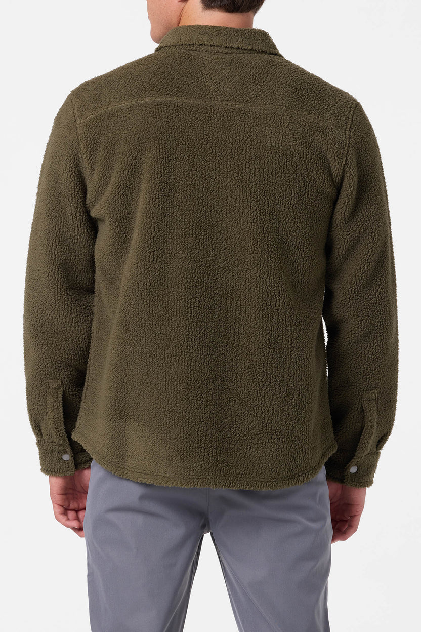 Men's Glacier Solid High Pile Long-Sleeve Shirt