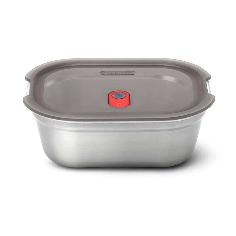 Steel Food Bowl Large-Grey/RED-1