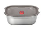 Steel Food BOX-Grey/RED-1
