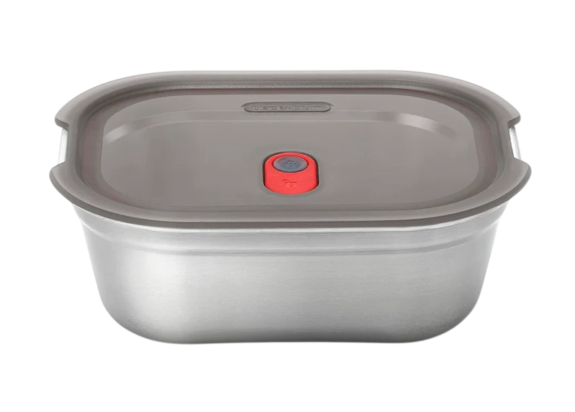 Steel Food BOX-Grey/RED-1