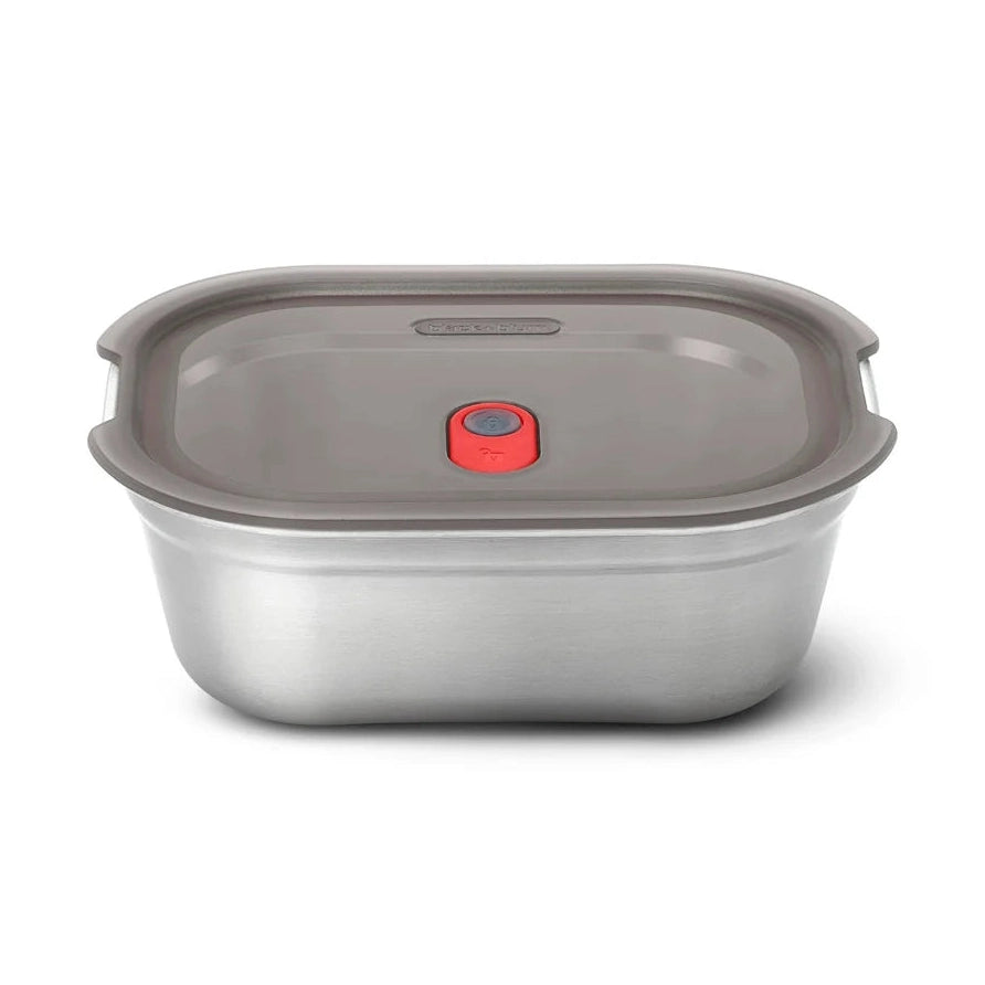 Steel Food BOX Medium-Grey/RED-1