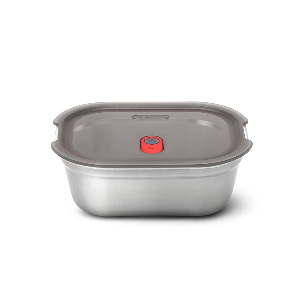Steel Food BOX Small-Grey/RED-1