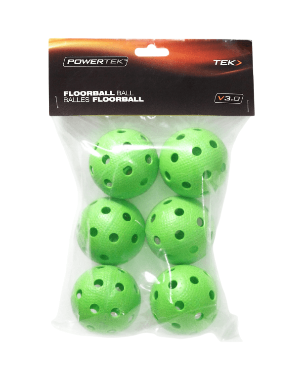 V3.0 TEK Balles Floorball 6PK-4