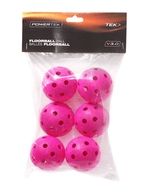 V3.0 TEK Balles Floorball 6PK-7