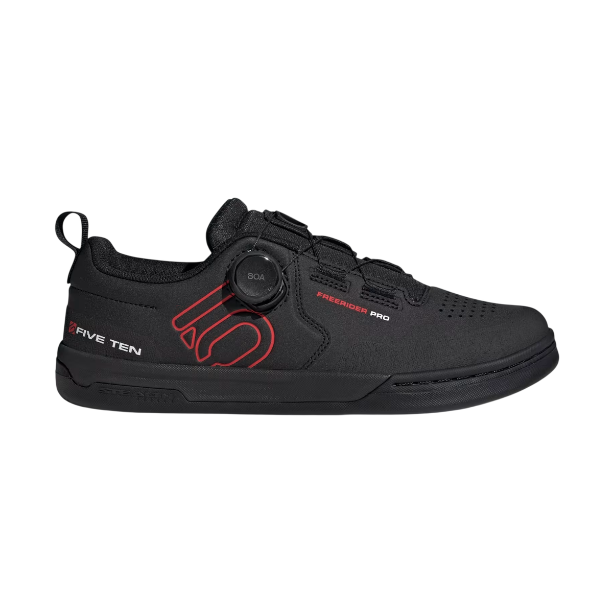 Freerider PRO BOA Flat-Noir-Rouge-Blanc-1