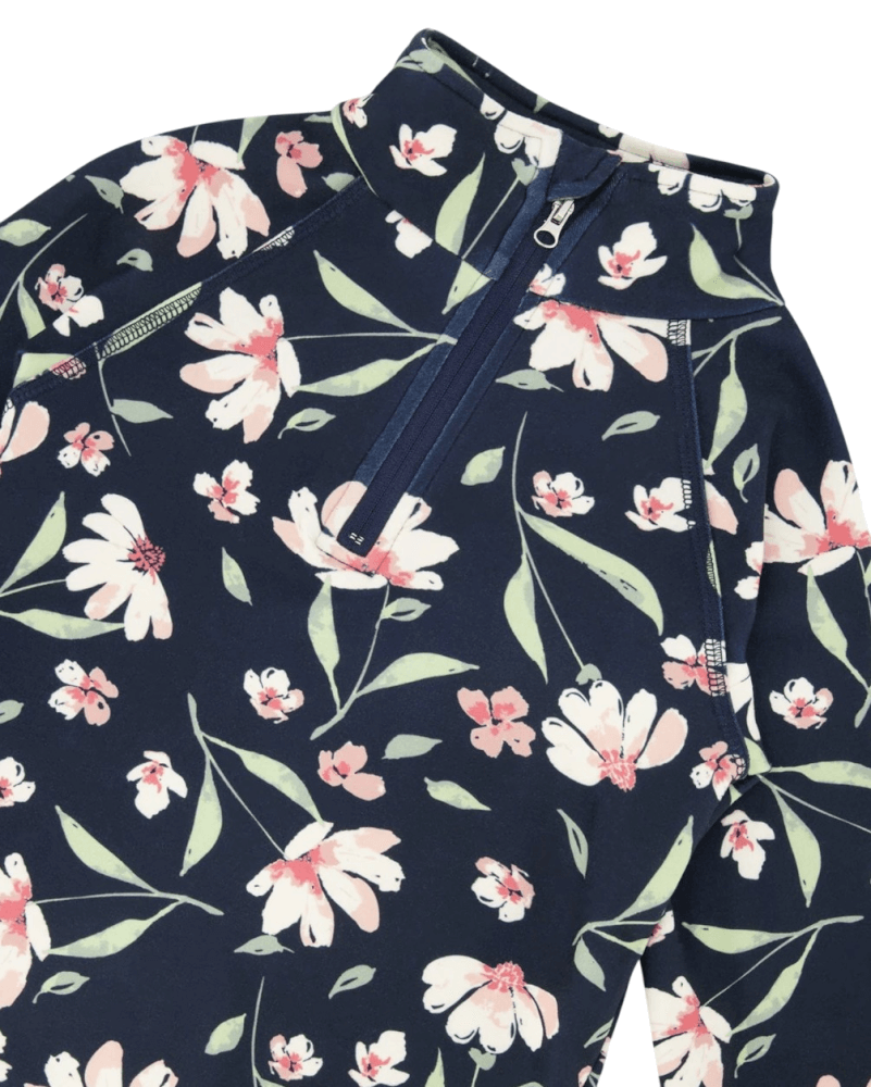 TWO Pieces Thermal-016-Printed Navy FLO-1