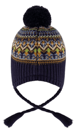 Winter Peruvian Knit With Pompom-2