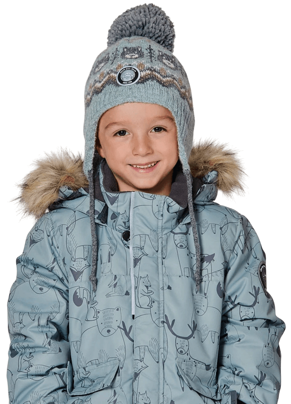 Winter Peruvian Knit With Pompom-3