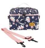 Lunch BOX-016-Printed Navy FLO-1