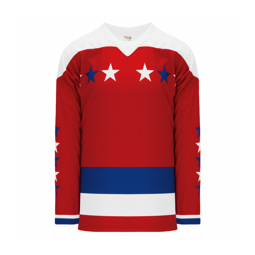 Gilet Hockey LNH-Washington 3E Rouge-1