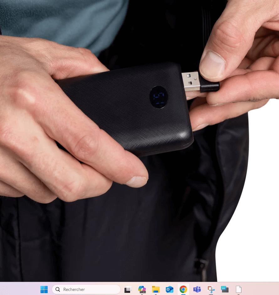 Veste Chauffante 5V 10 000 MAH-2