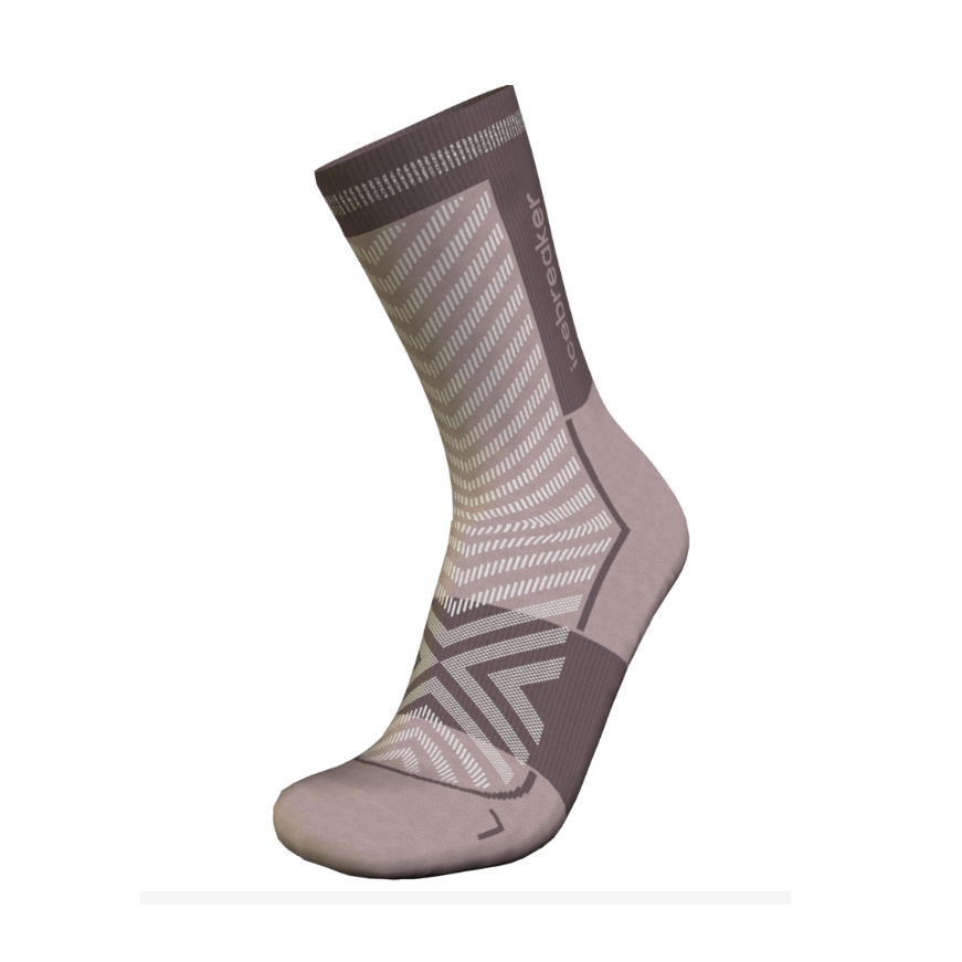 Merino Run+ Ultralight Crew-0MG-Pink Quartz/Porc-1