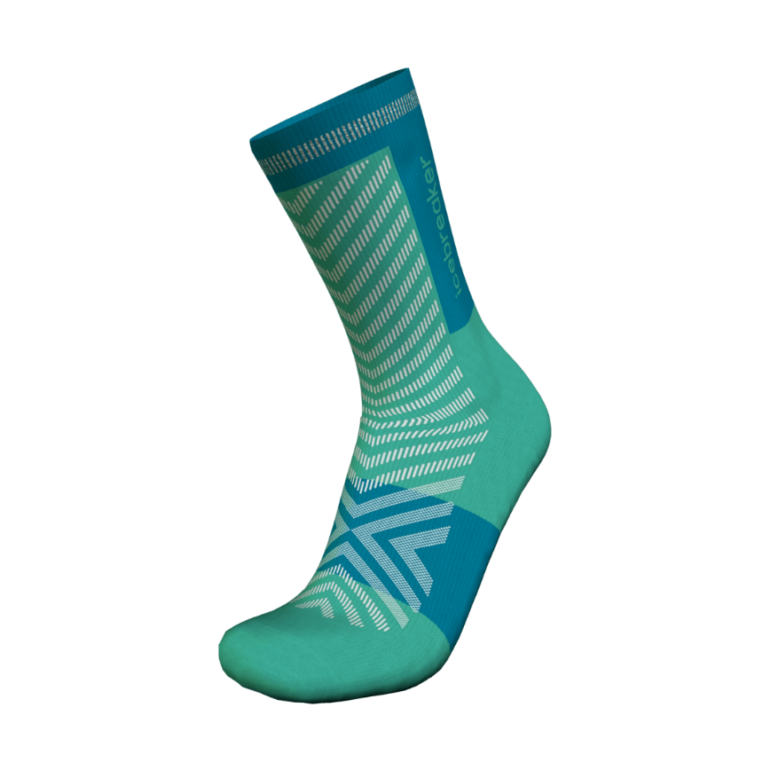 Merino Run+ Ultralight Crew-0OX-Fresh/Tidal Teal-1