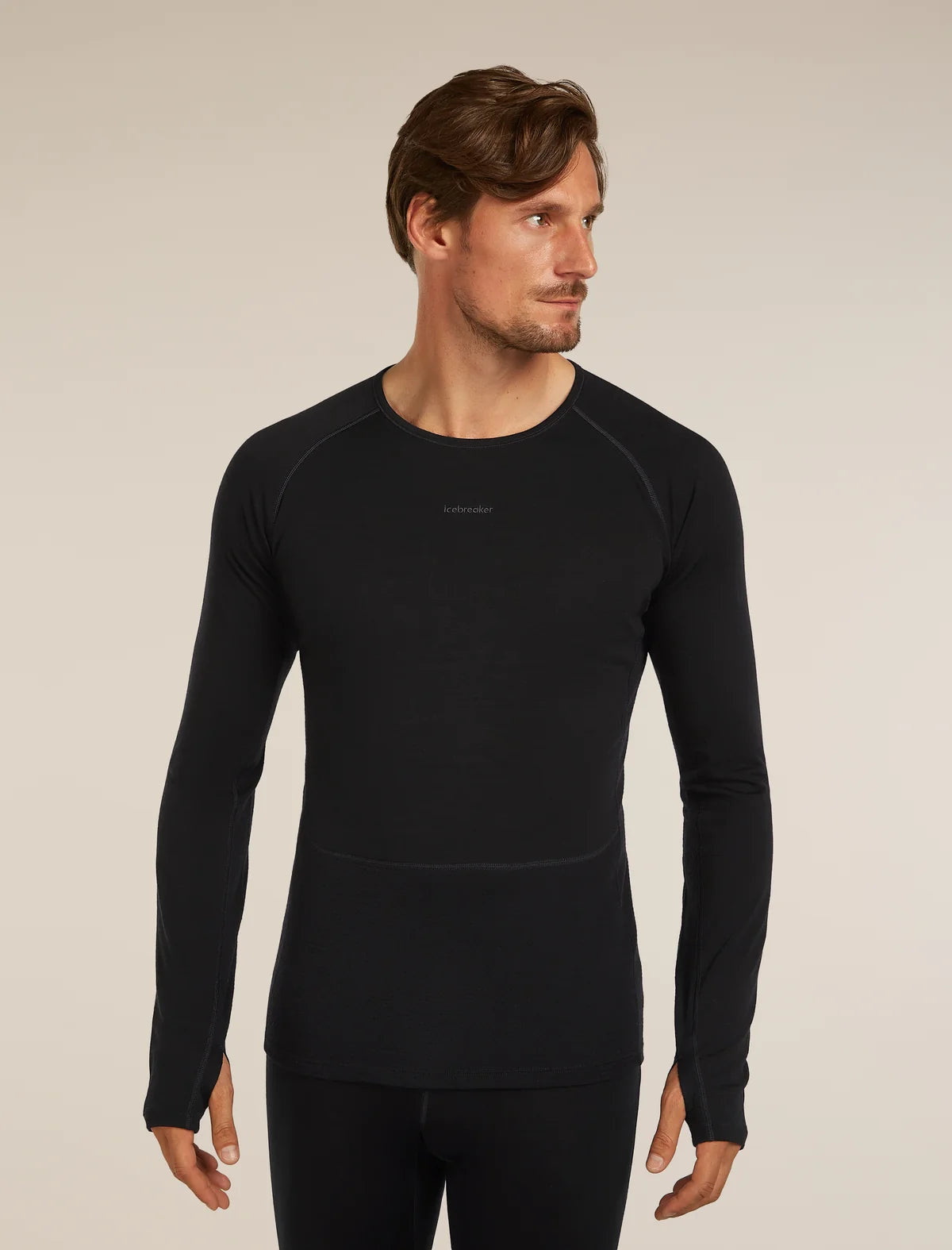 Men's Merino 200 Zoneknit Crew Neck Base Layer Top