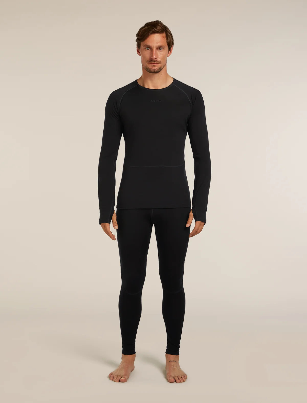 Men's Merino 200 Zoneknit Crew Neck Base Layer Top