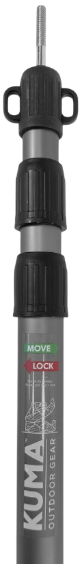Aluminum Awning Pole/W Guyline+ground-2