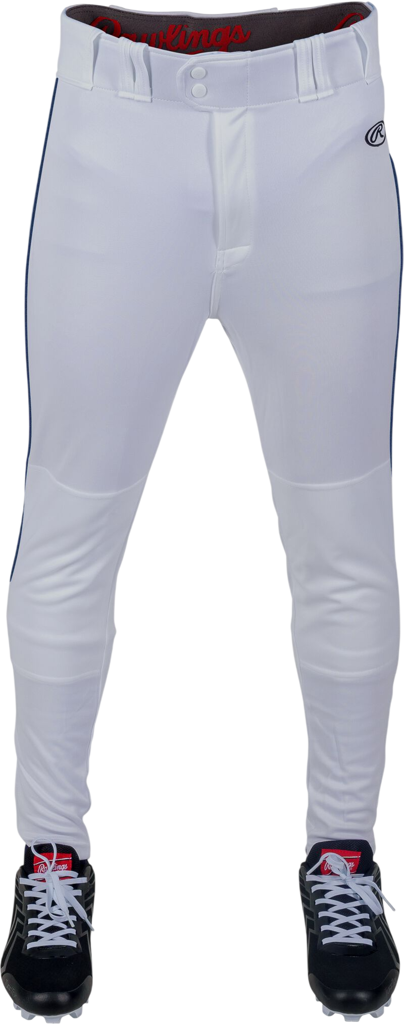 Launch Jogger Piped-Blanc-Bleu Marine-1