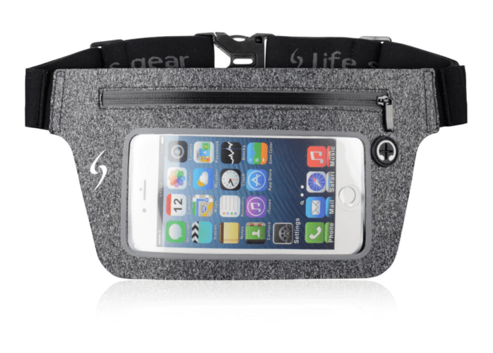 Ceinture de Course SKY ECO-05-Gris/Noir-1