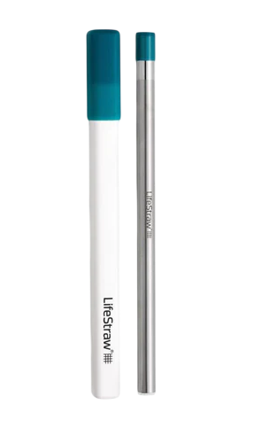 SIP Steel Filterstraw W/Carry Case-Laguna Teal-1