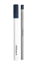 SIP Steel Filterstraw W/Carry Case-Midnight Blue-1