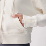 Chandail Ouaté Capuchon Plein ZIP Icone Max Femme