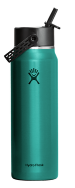 32 OZ Lightweight Wide Flex Straw CAP-348-Emerald Green-1