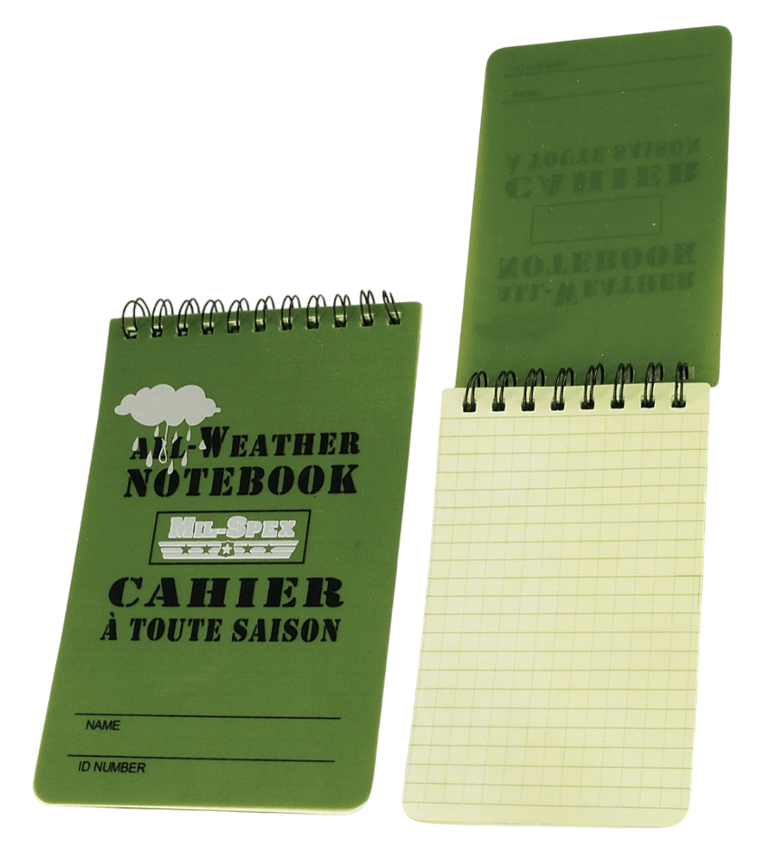 Waterproof TAC Notebook 3X5-1