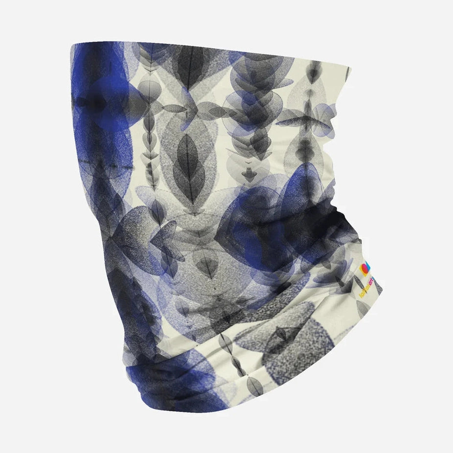 Tube Multifonction Plumes Bleues-Bleu-1