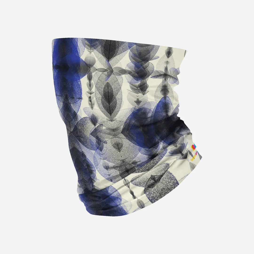 Tube Multifonction Plumes Bleues-Bleu-1
