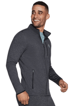 Skech-Knits Ultra GO Equalizer-Heather Charcoal/BLK-1