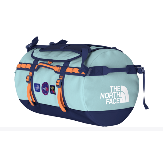 Base Camp Duffel S-ZPV-Canal Blue/Bold Blue/Papaya-1