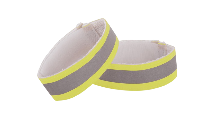 Reflective Ankleband Pair-119-HI-VIS Jaune-1