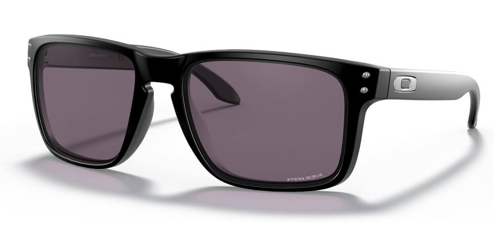 Holbrook XL Matte Black W/Prizm Grey-2