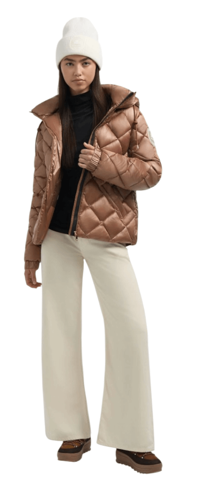 Skylynn Diamond Quilted Boxy Puffer-58
