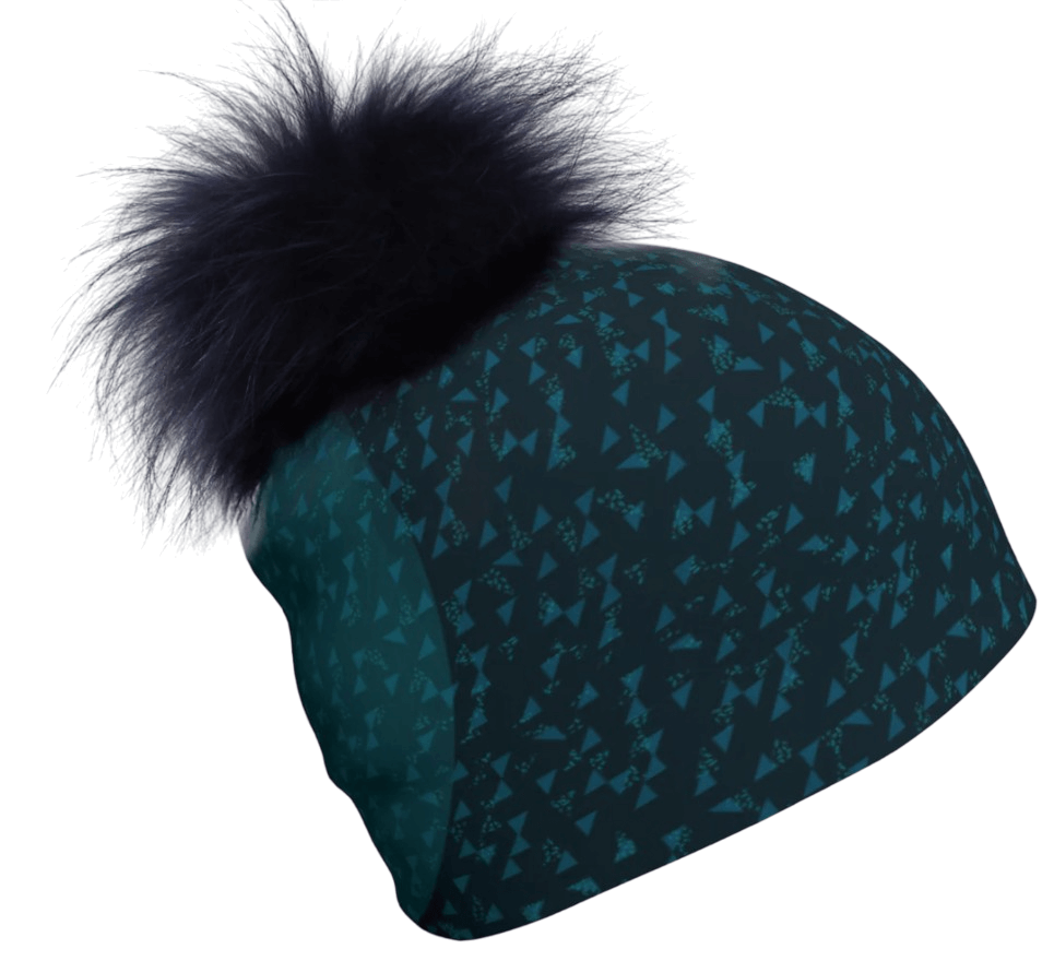 Flakes Sarcelle Avec Pompon Marine-Assortie-1