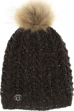 Bonnet Avec Bijoux ET Pompon Raton-Charbon-1
