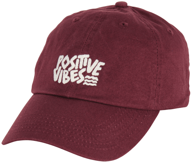Positive Vibes-Burgundy-1