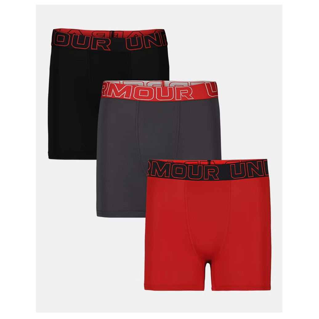 Performance Tech Solid 3PK-989-Black/RED-1